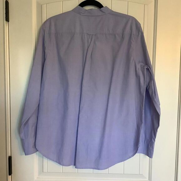 J.Crew Men's Button-Up Shirt - Light Purple - Size L - Picture 4 of 4